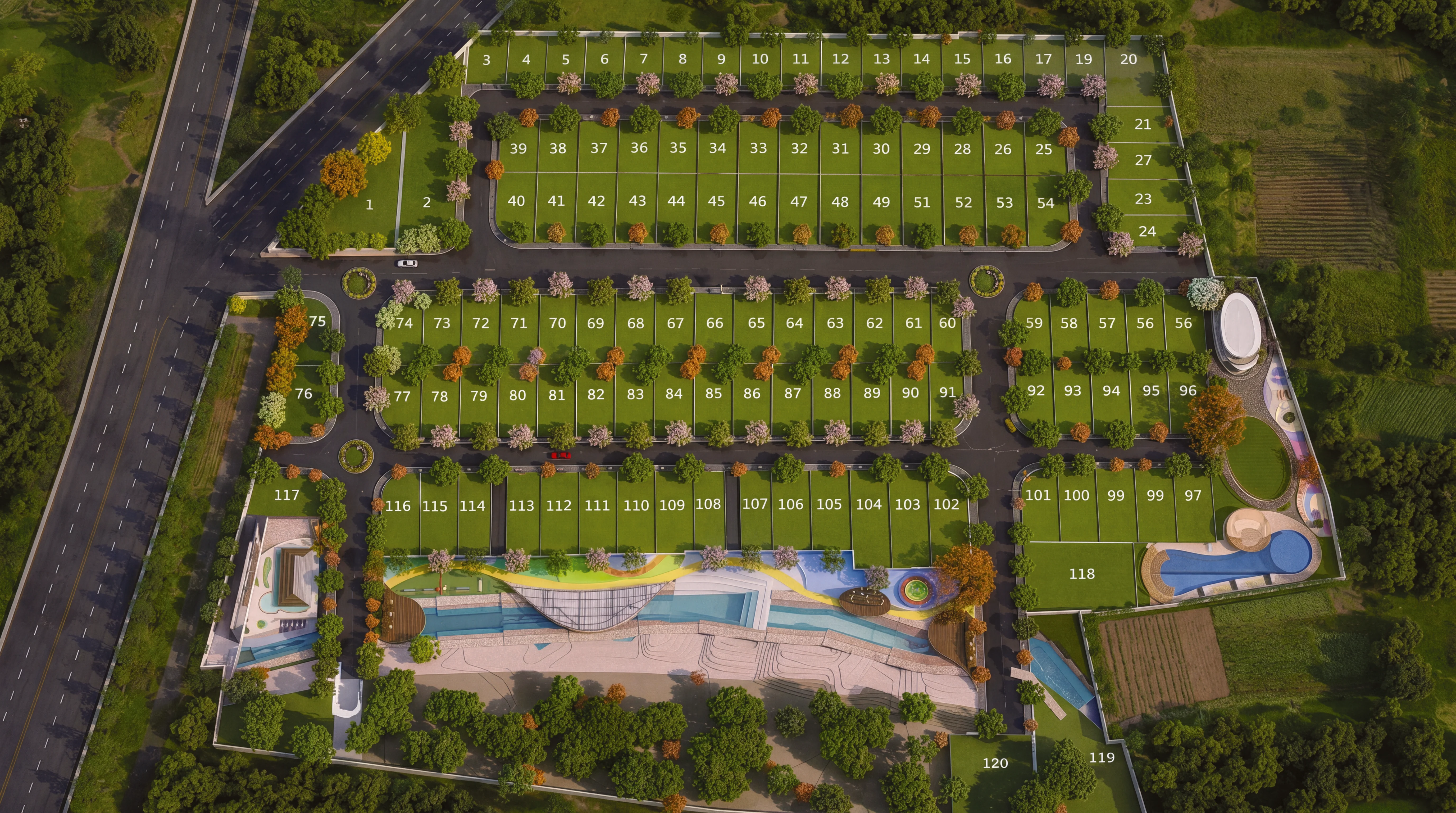 Vogue Estate Master Plot Layout
